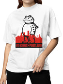 No Kings in Portland Urban Frog Women's T-shirt