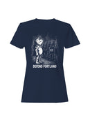 Defend Portland Frog Protest Art Women's T-shirt