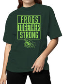 Frogs Together Strong Unity Design Women's T-shirt