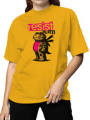 Resist Racism Frog Design Women's T-shirt