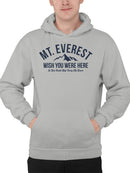 Mt. Everest Adventure Humor Men's Hoodie