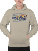 Greetings from Mt. Everest Graphic Men's Hoodie