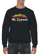Mt. Everest Hiking Adventure Men's Sweatshirt