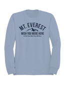 Mt. Everest Adventure Humor Men's Sweatshirt