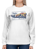 Greetings from Mt. Everest Graphic Women's Sweatshirt