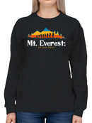 Mt. Everest Hiking Adventure Women's Sweatshirt