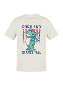 Portland Stands Tall Frog Design Men's T-shirt