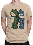 Rise Up: Empowering Frog Design Men's T-shirt