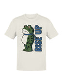 Rise Up: Empowering Frog Design Men's T-shirt