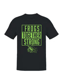 Frogs Together Strong Unity Design Men's T-shirt