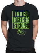 Frogs Together Strong Unity Design Men's T-shirt
