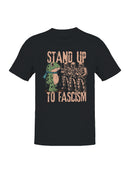 Stand Up to Fascism Protest Art Men's T-shirt