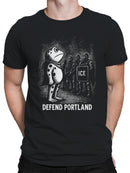 Defend Portland Frog Protest Art Men's T-shirt