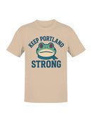 Keep Portland Strong Frog Design Men's T-shirt