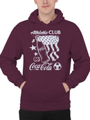 Officially Licensed Coca Cola Coca-Cola Athletic Club Retro Men's Hoodie