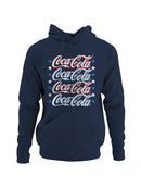 Officially Licensed Coca Cola Coca-Cola Patriotic Stars Design Men's Hoodie