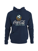 Officially Licensed Coca Cola Coca-Cola Athletic Club Soccer Logo Men's Hoodie
