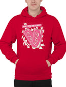 Officially Licensed Coca Cola Retro Pink Soda Pop Art Design Men's Hoodie