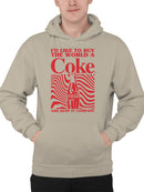 Officially Licensed Coca Cola Buy the World a Coke  Men's Hoodie