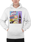 Officially Licensed Coca Cola Retro Pop Art Coke Design Men's Hoodie