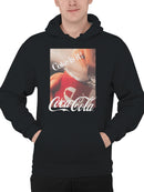 Officially Licensed Coca Cola Coke Is It! Vintage Can Splash Men's Hoodie