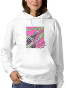Officially Licensed Coca Cola Retro Pop Art Refreshment Design Women's Hoodie