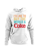 Officially Licensed Coca Cola Share the Happiness with Coke Women's Hoodie
