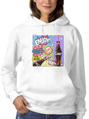 Officially Licensed Coca Cola Retro Pop Art Coke Design Women's Hoodie