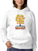 Officially Licensed Coca Cola Buy the World a Coke Retro Design Women's Hoodie