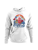 Officially Licensed Coca Cola Coca-Cola Retro Floral Design Women's Hoodie