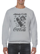 Officially Licensed Coca Cola Retro Athletic Club Coca-Cola 86 Men's Sweatshirt