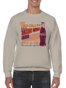 Officially Licensed Coca Cola Coca-Cola Tennis Club Vintage Design Men's Sweatshirt
