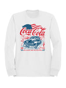 Officially Licensed Coca Cola Classic Coke Americana Cruiser Men's Sweatshirt
