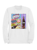 Officially Licensed Coca Cola Retro Pop Art Coke Design Men's Sweatshirt