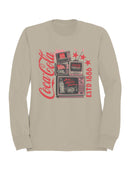 Officially Licensed Coca Cola Coca-Cola Retro Americana Design Men's Sweatshirt