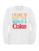 Officially Licensed Coca Cola Share the Happiness with Coke Women's Sweatshirt
