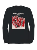 Officially Licensed Coca Cola The Real Thing Coca-Cola Cans Women's Sweatshirt