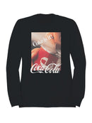 Officially Licensed Coca Cola Coke Is It! Vintage Can Splash Women's Sweatshirt