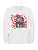 Officially Licensed Coca Cola Coca-Cola Retro Americana Design Women's Sweatshirt