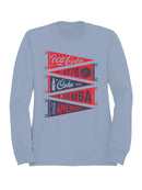 Officially Licensed Coca Cola American Heritage Coca-Cola Design Women's Sweatshirt