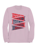Officially Licensed Coca Cola American Heritage Coca-Cola Design Women's Sweatshirt