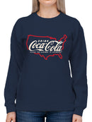 Officially Licensed Coca Cola Coca-Cola Highway to Anywhere Women's Sweatshirt