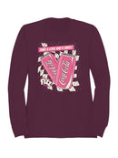 Officially Licensed Coca Cola Retro Pink Soda Pop Art Design Women's Sweatshirt