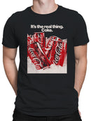 Officially Licensed Coca Cola The Real Thing Coca-Cola Cans Men's T-shirt
