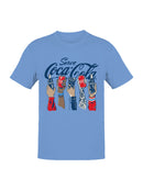 Officially Licensed Coca Cola Celebrate with Coca-Cola Artwork Men's T-shirt