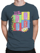 Officially Licensed Coca Cola Retro Coca-Cola Pop Art Design Men's T-shirt