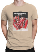 Officially Licensed Coca Cola Chilled Coke: The Real Thing Men's T-shirt