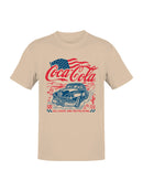 Officially Licensed Coca Cola Classic Coke Americana Cruiser Men's T-shirt