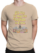 Officially Licensed Coca Cola World Coke Buy Vintage Design Men's T-shirt