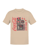 Officially Licensed Coca Cola Coca-Cola Retro Americana Design Men's T-shirt